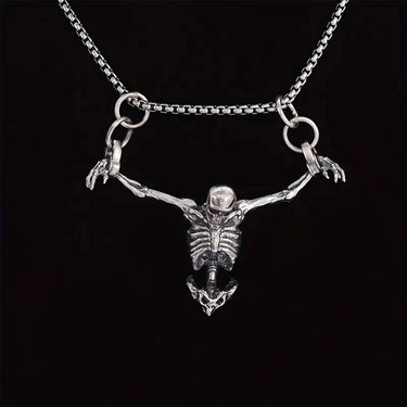 Hanging Skellington Necklace
